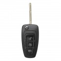 3 Button Flip Folding Remote Key 433MHz 4D63 Chip For Ford Focus Mondeo C S MAX