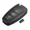 3 Button Flip Folding Remote Key 433MHz 4D63 Chip For Ford Focus Mondeo C S MAX