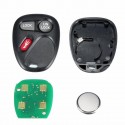 3 Button Keyless Entry Remote Key Fob Transmitter Replacement For Chevrolet
