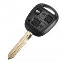 3 Button Remote Key Case Fob Toy47 for Toyota Corolla Camry Yaris Hiace Avensis