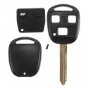 3 Button Remote Key Case Fob Toy47 for Toyota Corolla Camry Yaris Hiace Avensis