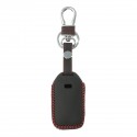 3 Button Remote Smart Key Leather Case Cover For Honda Accord CRV