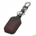 3 Button Remote Smart Key Leather Case Cover For Honda Accord CRV