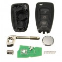 3 Buttons Flip Remote Key Fob Fit for Ford Focus Mk1 Mondeo Transit Connect
