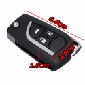 3 Buttons Remote Key Case Toy43 Blade For Toyota Crown Corolla Camry RAV4 Reiz