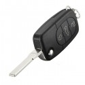 3 Buttons Remote Key Fob Case Shell Blade HAA for Audi