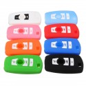 3 Buttons Silicone Cover Car Keyfobs Shell 8 Colors For BMW 1 2 3 5 7 Series F10 F20 F30