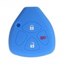 3 Buttons Silicone Fob Skin Car Key Cover Jacket For Toyota Scion Tc