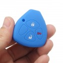 3 Buttons Silicone Fob Skin Car Key Cover Jacket For Toyota Scion Tc