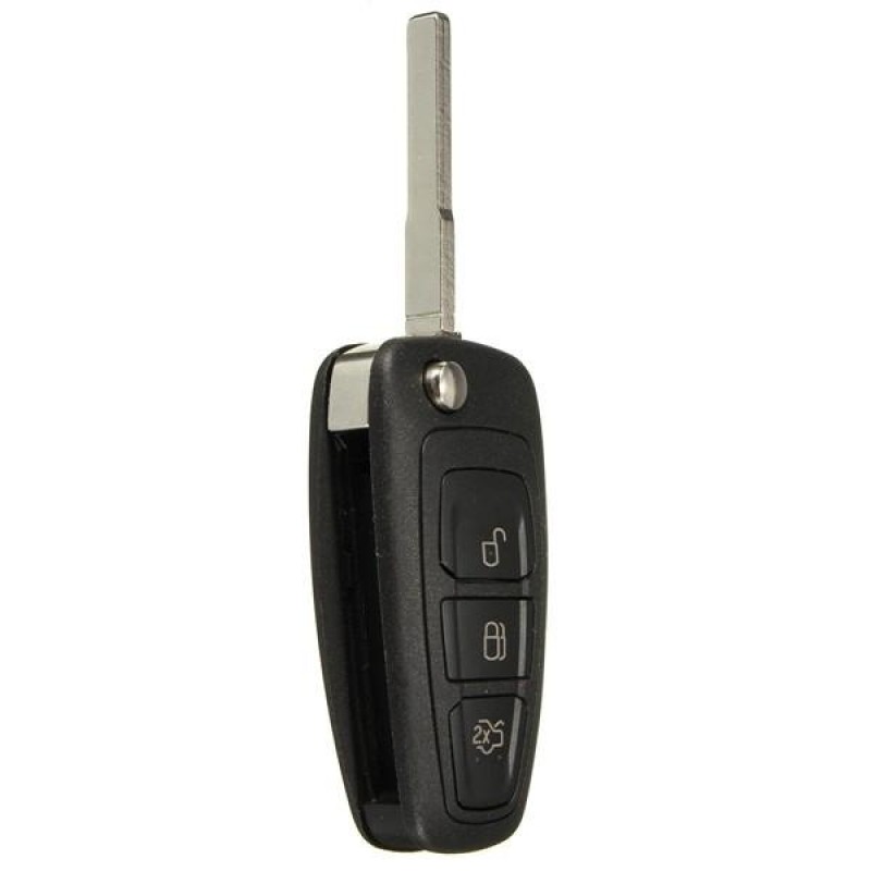 A NEW 3 BUTTON UNCUT REMOTE KEY FOB for FORD FOCUS/MONDEO/GALAXY/CMAX etc 