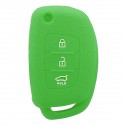 3Buttons Silicone Fob Remote Key Case Cover For Hyundai i30 IX35 Elantra Verna Tucson