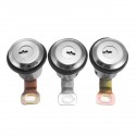 3Pcs Barrel Door Lock Cylinders Set w/ 2 Keys For Peugeot For Citroen Berlingo Xsara