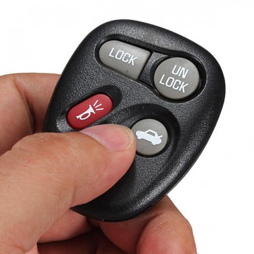 4 Button Remote Entry Key Keyless Fob Case Shell Clicker Pad for GM