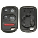 4 Button+Panic Remote Entry Key Keyless Case Shell for Honda Odyssey