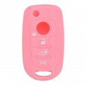 4 Buttons Silicone Remote Key Fob Cover Case For FIAT 500X Toro 2016 2017