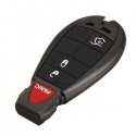 4 Buttons Uncut Key Fob Keyless Entry Remote Transmitter for Fobik