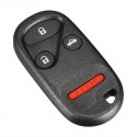 434MHz 4 Buttons Remote Key Fob Case Shell&Battery for Honda Civic Accord