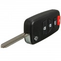 4B Uncut Folding Flip Remote Key Case For Nissan Armada