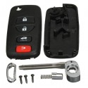 4B Uncut Folding Flip Remote Key Case For Nissan Armada