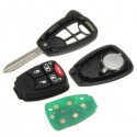 5 Btn Keyless Remote Key Combo Clicker Uncut Replacement For KOB