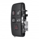 5 Button Remote Key Fob Case Smart Key Shell For LAND ROVER LR4 Range Rover Sport Evoque