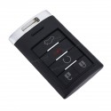 5 Button Remote Key Fob Keyless Entry Shell w/ Blade For Cadillac CTS DTS STS XTS