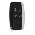 5 Button Remote Key Shell Case with Battery for LAND ROVER LR4 Range Rover Sport Evoque Freelander 2