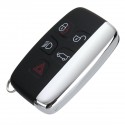 5 Button Remote Key Shell Case with Battery for LAND ROVER LR4 Range Rover Sport Evoque Freelander 2