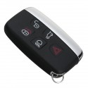 5 Button Remote Key Shell Case with Battery for LAND ROVER LR4 Range Rover Sport Evoque Freelander 2