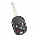 5 Buttons Remote Key Fob with 4D63-6F 80 bit Chip 315MHz For Ford Edge Fusion