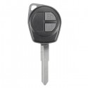 Car 2 Button Remote Key Fob Case Shell Uncut Blade for Suzuki Vauxhall Agila