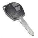 Car 2 Button Remote Key Fob Case Shell Uncut Blade for Suzuki Vauxhall Agila