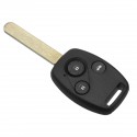 Car 3 Button Remote Key Fob With ID46 Chip 313.8Mhz For Honda Accord Civic 2003-2007