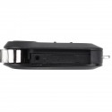 Car 3 Buttons Remote Flip Key Cover Case Shell w/ Blade & Battery For Fiat 500