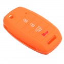 Car 4 Buttons Remote Key Cover Multicolor For KIA