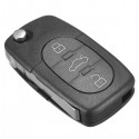 Car Flip Uncut Key Entry Remote Control Fob 4 Button for Audi A4 A6 A8 S4 S6 S8 TT