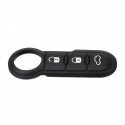 Car Fob Remote Key Case 3 Button Rubber Pad For Fiat 500 Panda Abarth Punto