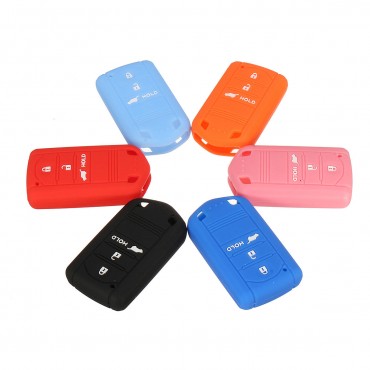 Car Key Case 3 Buttons Smart Remote Key Case Silicone Cover For Acura MDX ZDX RDX TLX RL