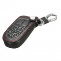 Car Key Case Cover 4 Buttons PU Leather Key FOB Case Cover For Jeep Grand Chrysler 300 Dodge