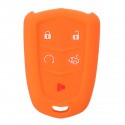 Car Key Cover 5 Buttons Silicone Remote Smart Key Cover Case For Cadillac SRX XTS CTS ATS-L