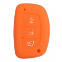 Car Remote Key Silicone Fob Protector Cover Case Three Button For Hyundai I40 Mistra Solaris