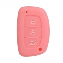 Car Remote Key Silicone Fob Protector Cover Case Three Button For Hyundai I40 Mistra Solaris