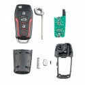 Car Upgraded Remote Key Fob 315MHz 4D63 For Ford/Lincoln/Mercury