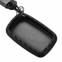 Carbon Fiber Car Remote Key Fob Chain Ring Case Cover For Land Rover Jaguar