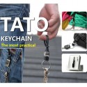 Creative Car Keychain Menu Black Metal Keychain Car Key Chain