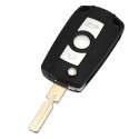 Folding Flip Car Remote Key Fob Case Shell For BMW 3 5 7 Series Z3 Z4 E38 E39 E46 X5