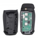 Folding Remote Key Fob 433MHz 4D60 ID60 Chip FO21 For Ford Mondeo Focus Transit