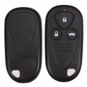 Keyless 3 Button Remote Key Fob Clicker Shell Pad Case for Acura