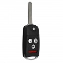 New 3+1 Buttons Remote Flip Car Key Fob Shell Case Remote Key Case