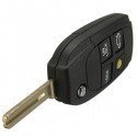 Remote Car Key Cover Fob Keyless Case Flip Key Shell 4 Button for Volvo